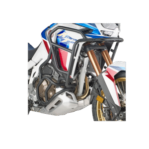 Africa twin 1100 pare-carters tubulaires spécifiques, noirs tube acier de 25 mm de diamètre