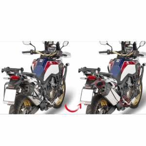 Rapid release side case holder monokey cases hon.crf1000l a.t