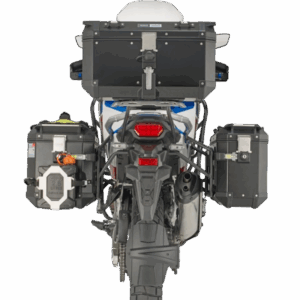 HONDA > crf1100l africa twin (20 > 23) Support latéral pour valise, spécifique PL ONE-FIT avec dégagement pour l’échappement, configuré pour les valises monokey® cam-side trekker outback (copie)